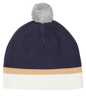 Berretto in cotone e lana con logo | Chloé Kids