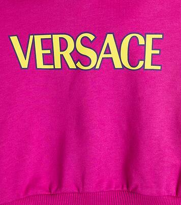 Sudadera con capucha de algodón | Versace Kids