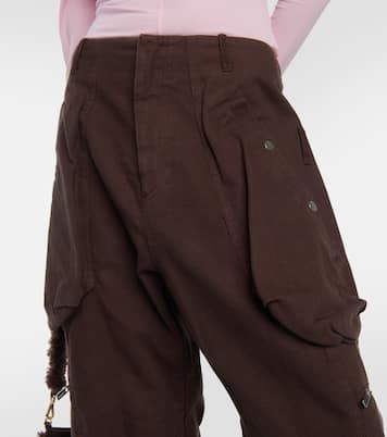 Le Cargo Croissant cotton cargo pants  | Jacquemus