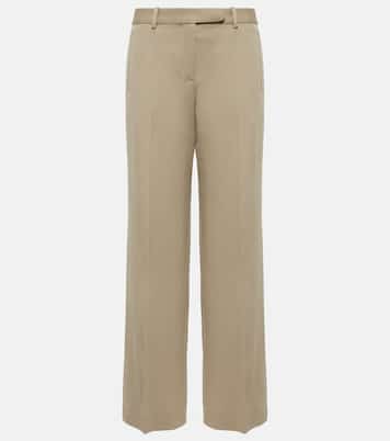 Pantalon ample Banew en laine vierge | The Row