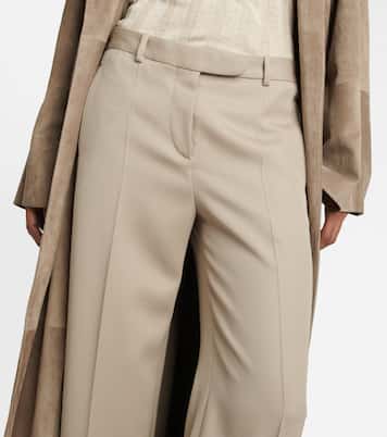 Pantalon ample Banew en laine vierge | The Row