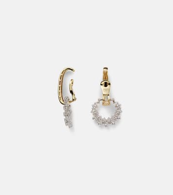 Boucles d'oreilles Golden Strada en or 18 ct et diamants | Yeprem