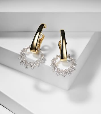 Boucles d'oreilles Golden Strada en or 18 ct et diamants | Yeprem