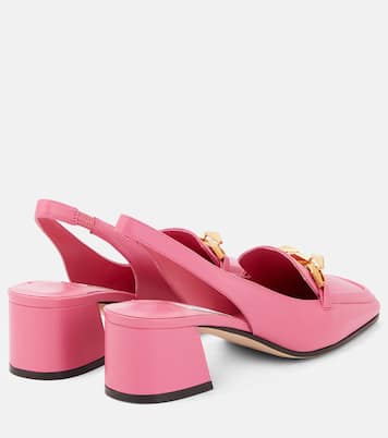 Slingback-Pumps Diamond Tilda 45 aus Leder | Jimmy Choo
