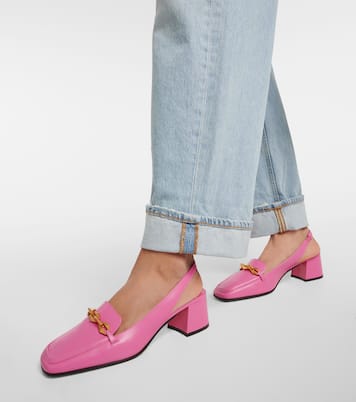 Slingback-Pumps Diamond Tilda 45 aus Leder | Jimmy Choo