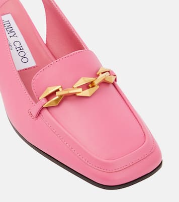 Slingback-Pumps Diamond Tilda 45 aus Leder | Jimmy Choo