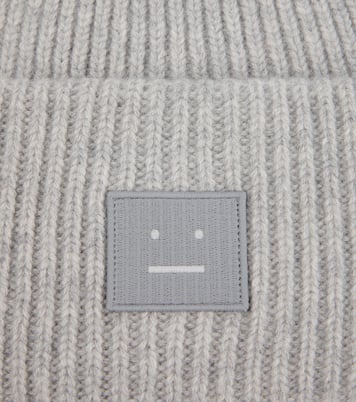 Pansy ribbed-knit wool beanie | Acne Studios