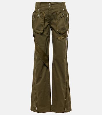 Jeans flared cargo a vita media | Blumarine