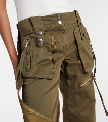Jeans flared cargo a vita media | Blumarine