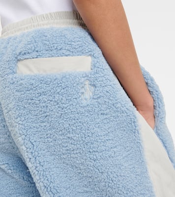Pantaloni sportivi in shearling sintetico | JW Anderson