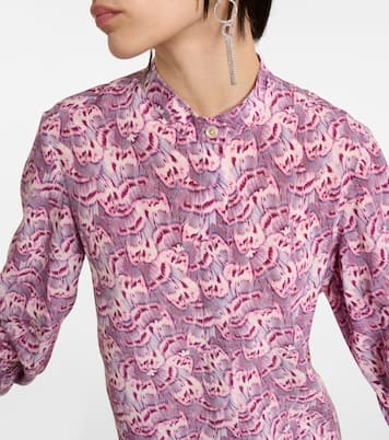 Blusa Ilda de mezcla de seda estampada | Isabel Marant