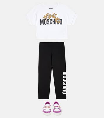 Camiseta Teddy Bear de mezcla de algodón | Moschino Kids