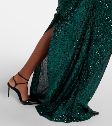 Off-shoulder sequined gown | Dolce&Gabbana
