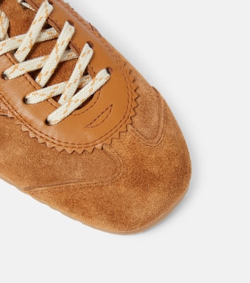Baskets en cuir et daim | Dries Van Noten
