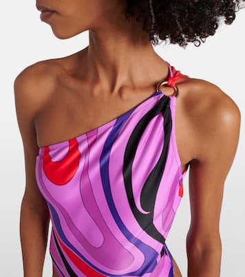 Marmo one-shoulder swimsuit | Pucci