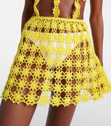 Miniabito Ibiza in crochet di cotone | Anna Kosturova