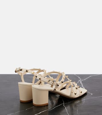 Sandalen Rockstud 70 aus Leder | Valentino Garavani