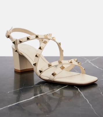 Sandalen Rockstud 70 aus Leder | Valentino Garavani