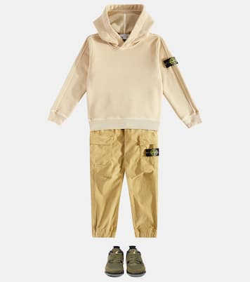 Felpa Compass in jersey di cotone | Stone Island Junior