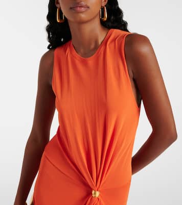Vestido largo Saralien de jersey fruncido | Altuzarra