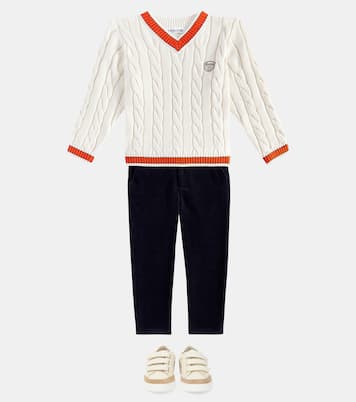 Pull Giorgi en coton, cachemire et laine | Bonpoint