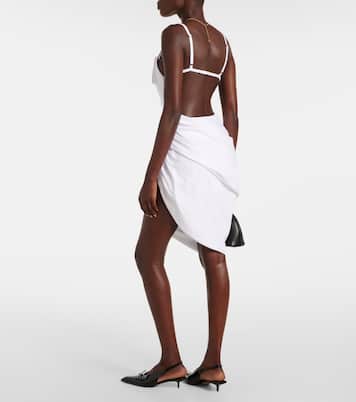 La Robe Saudade draped minidress | Jacquemus