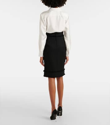 Wool-blend tweed pencil skirt | Dolce&Gabbana