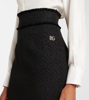 Wool-blend tweed pencil skirt | Dolce&Gabbana