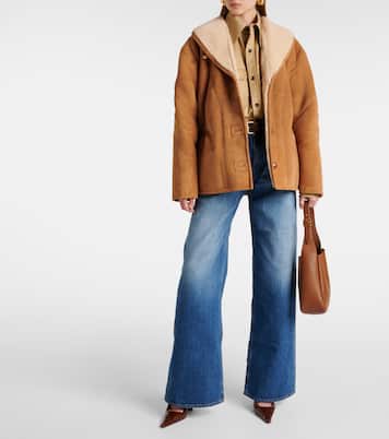 Jacke Tatoosh aus Veloursleder mit Shearling | Blazé Milano