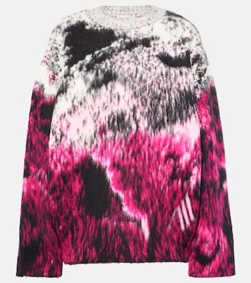 Oversized wool-blend jacquard sweater | The Attico