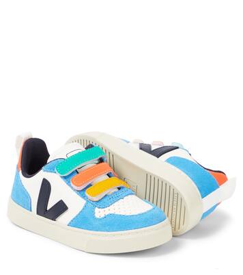 Sneakers V-10 in pelle e suede | Veja Kids
