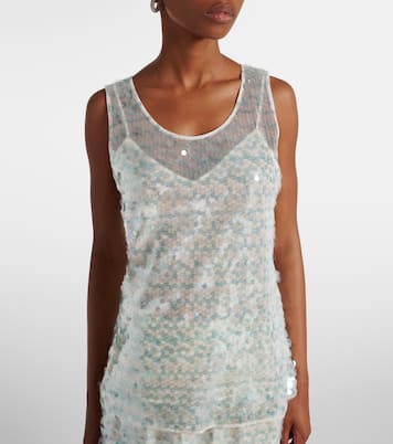 Beaded tank top | Xu Zhi