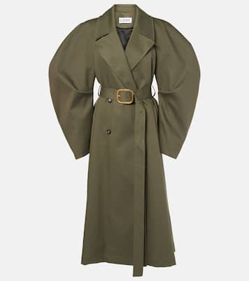 Gabardina de dril de algodón con cinturón | Loewe