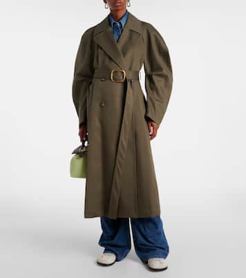 Gabardina de dril de algodón con cinturón | Loewe