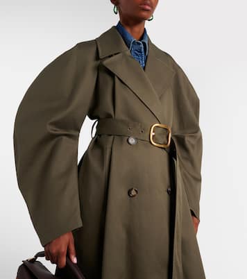Gabardina de dril de algodón con cinturón | Loewe