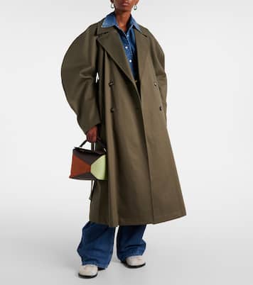 Gabardina de dril de algodón con cinturón | Loewe