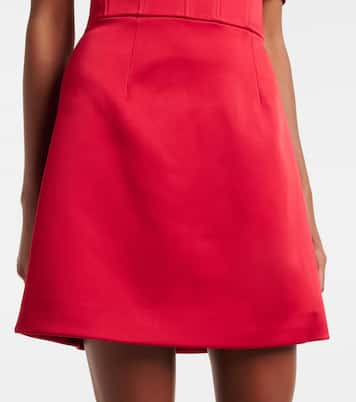 Verziertes Minikleid Carmella aus Satin | Rebecca Vallance
