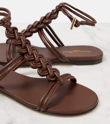 Capua braided leather sandals | Gianvito Rossi