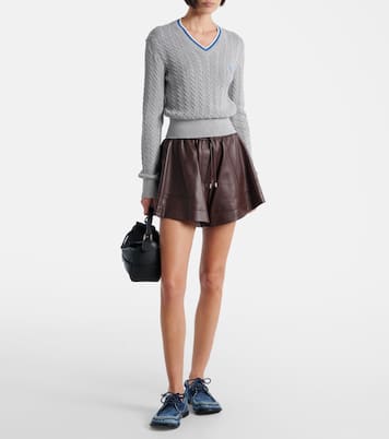 Pullover in cotone a trecce | Loewe