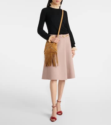 Wool and cashmere midi skirt | Valentino