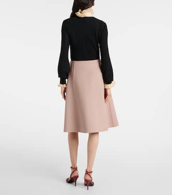 Wool and cashmere midi skirt | Valentino