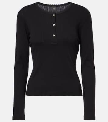 Camiseta con botones de algodón | Leset