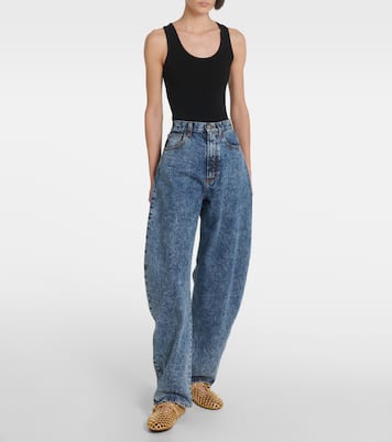 Ballerine in pelle a rete | Alaïa