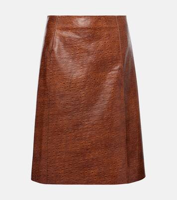 Minigonna in pelle | Jacques Wei