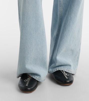 Wide-Leg Jeans Low Slung Baggy  | Agolde