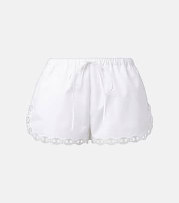 Shorts Marina Chain de popelín de algodón  | Gucci