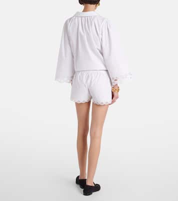 Shorts Marina Chain de popelín de algodón  | Gucci