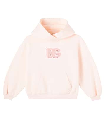 DG hooded cotton sweatshirt | Dolce&Gabbana Kids