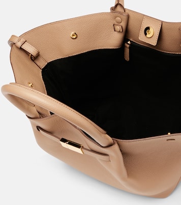 New York Midi leather tote bag | DeMellier