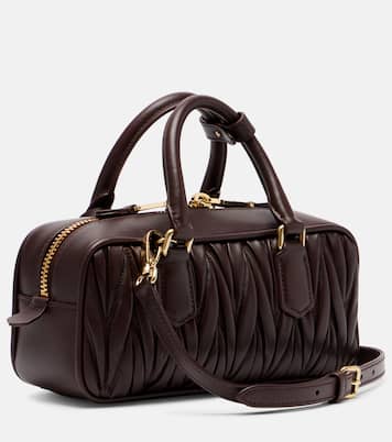 Arcadie Small matelassé leather tote bag | Miu Miu